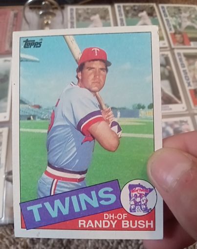 1985 Topps #692 Randy Bush — front