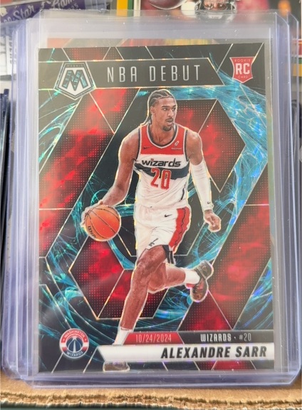 2024 Panini Mosaic NBA Debut #NBA Debut Alexandre Sarr — front