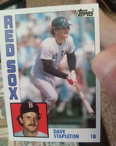 1984 Topps #653 Dave Stapleton — front