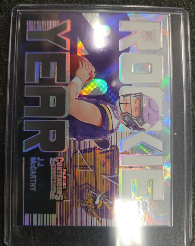 2024 Panini Contenders Rookie of the Year #8 J.J. McCarthy — front