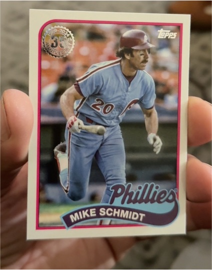 2024 Topps 1989 Topps #89B-39 Mike Schmidt Philadelphia Phillies — front