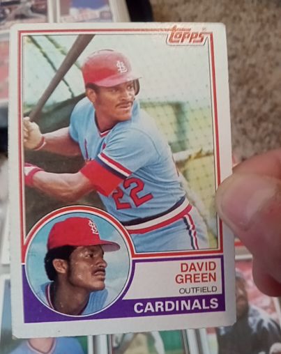 1983 Topps #578 David Green — front