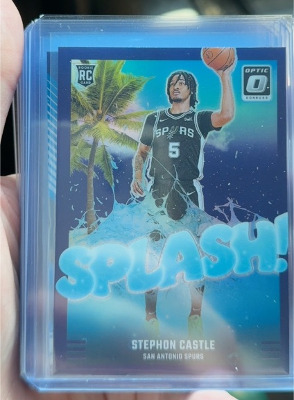 2024-25 Panini Donruss Optic #14 Stephon Castle Splash! — front