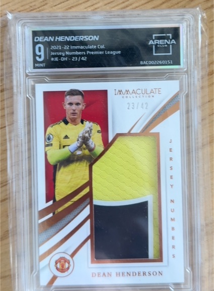 2021-22 Panini Immaculate Collection #IE-DH Dean Henderson — front