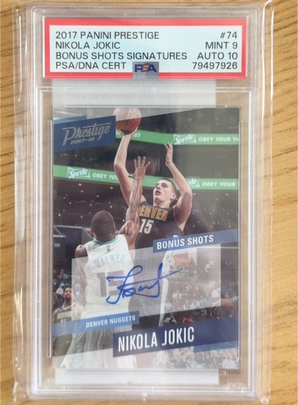 2017 Panini Prestige #74 Nikola Jokic — front
