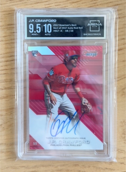 2017 Bowman's Best #B17-JC J.P. Crawford — front