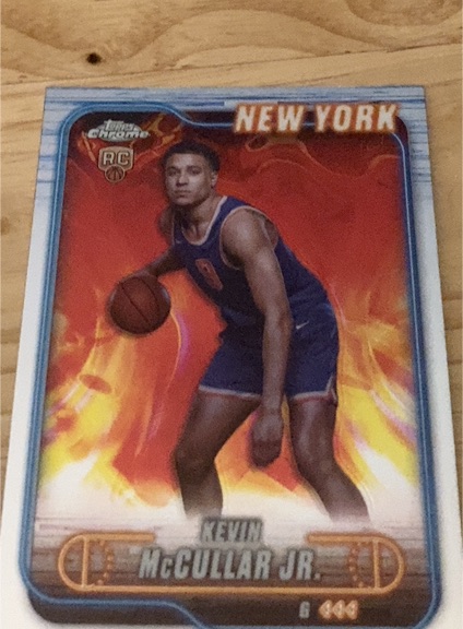 2024-25 Topps Chrome #150 Kevin McCullar Jr. — front