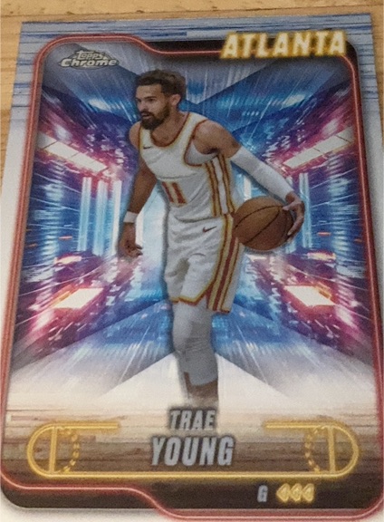 2024-25 Topps Chrome #82 Trae Young — front