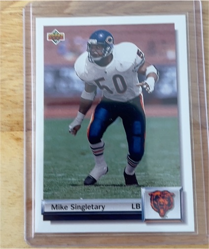 1992 Upper Deck Gold #G32 Mike Singletary — front