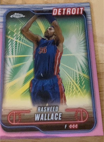 2024-25 Topps Chrome #23 Rasheed Wallace — front