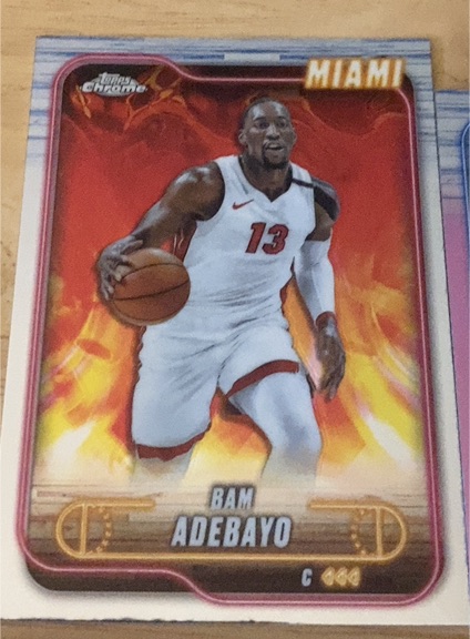 2024-25 Topps Chrome #33 Bam Adebayo — front