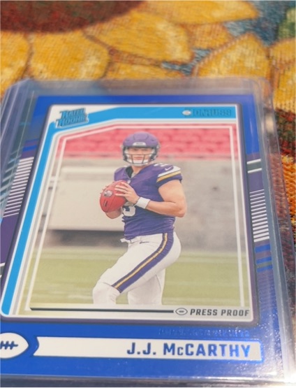 2024 Panini Donruss #303 J.J. McCarthy — front