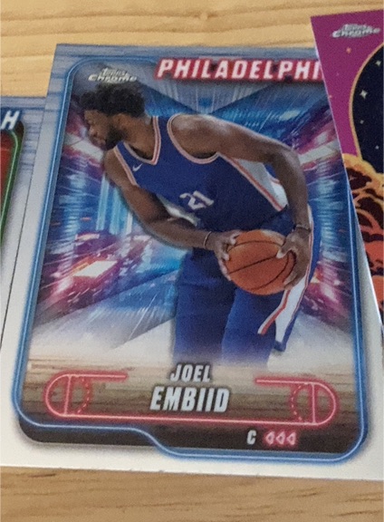 2024-25 Topps Chrome #10 Joel Embiid — front