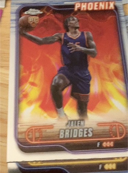 2024-25 Topps Chrome #146 Jalen Bridges — front
