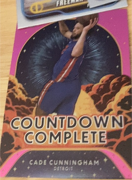 2024-25 Topps Chrome #CC-10 Cade Cunningham Countdown Complete — front