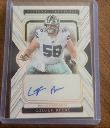 2023 Panini National Treasures #RC Cooper Beebe — front