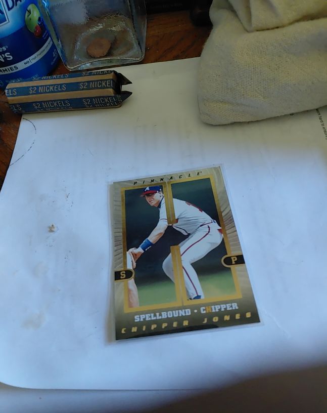 1993 Pinnacle Spellbound Chipper Jones — front