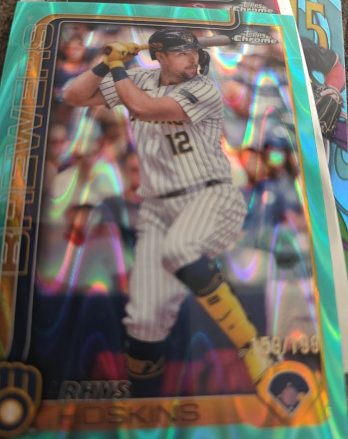 2025 Topps Chrome #93 Rhys Hoskins — front