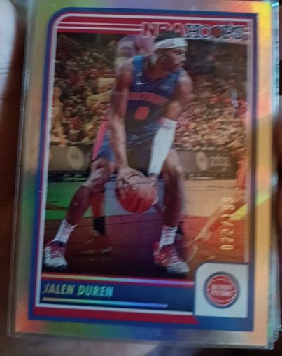 2023-24 Panini NBA Hoops #92 Jalen Duren — front