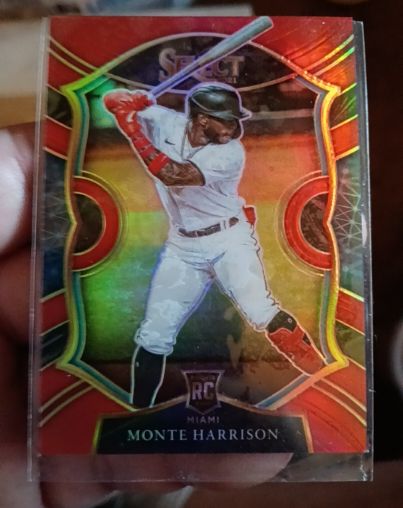 2021 Panini Select Concourse #57 Monte Harrison — front