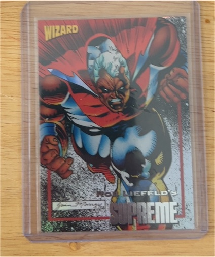 1993 Wizard Magazine Series 2 #5 Rob Liefeld's Supreme — front