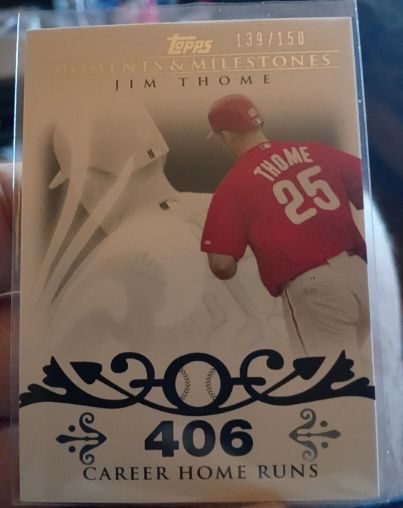 2008 Topps Moments & Milestones #85-406 Jim Thome — front