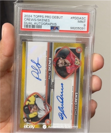 2024 Topps Pro Debut #PDDASC Dylan Crews & Paul Skenes Dual Autographs — front