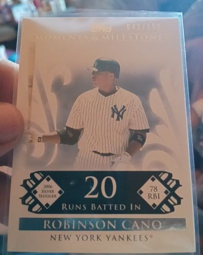2008 Topps Moments & Milestones #70-20 Robinson Cano — front
