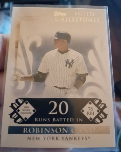 2008 Topps Moments & Milestones #70-20 Robinson Cano — front