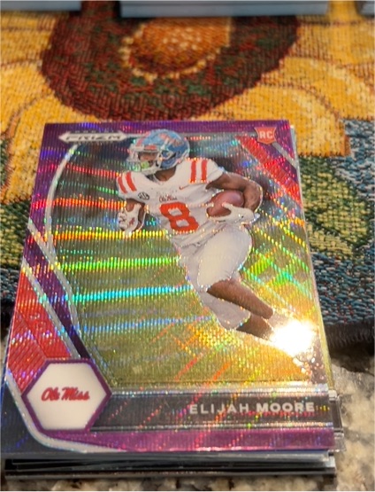 2021 Panini Prizm Draft Picks #124 Elijah Moore — front