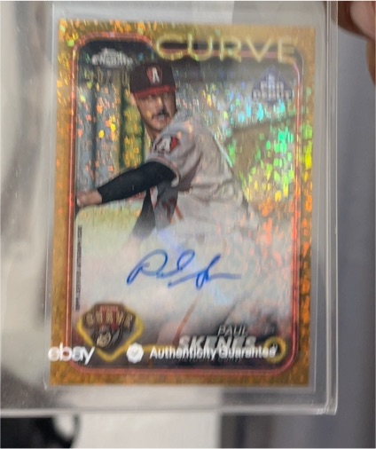2024 Topps Pro Debut #PD-140 Paul Skenes Gold Foil Auto — front