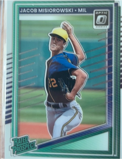 2025 Donruss Optic #128 Jacob Misiorowski — front