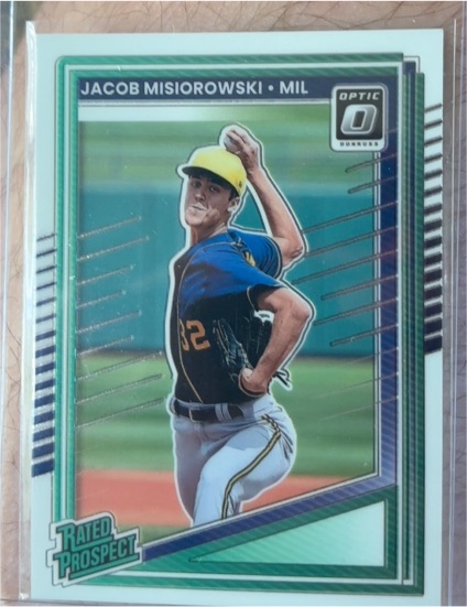 2025 Donruss Optic #128 Jacob Misiorowski — front