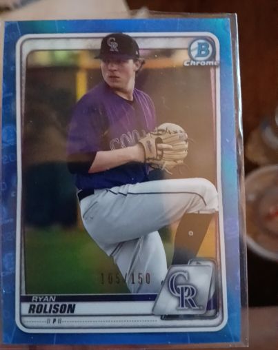 2020 Bowman Chrome Prospects #BCP-137 Ryan Rolison — front