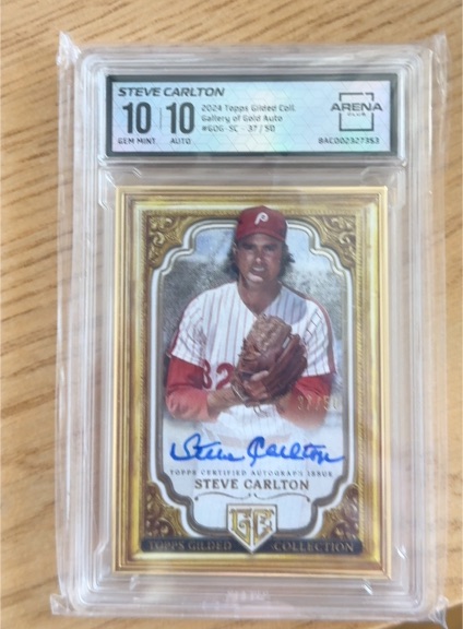 2024 Topps Gilded Collection Gallery of Gold #GOG-SC Steve Carlton — front