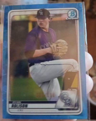 2020 Bowman Chrome Prospects #BCP-137 Ryan Rolison — front