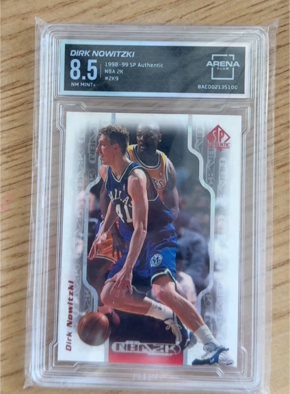 1998-99 Upper Deck SP Authentic #2K9 Dirk Nowitzki — front