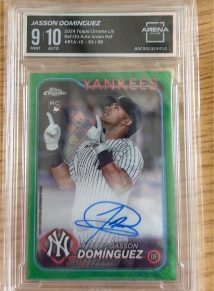 2024 Topps Chrome Logofractor #RCA-JD Jasson Dominguez — front