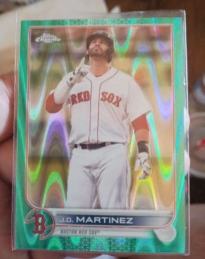 2022 Topps Chrome #67 J.D. Martinez — front
