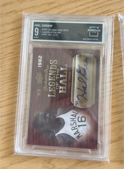 2009-10 Upper Deck GOTG Legends of the Hall #4 Hal Greer — front