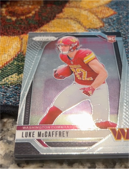2024 Panini Prizm Rookies #RC Luke McCaffrey — front