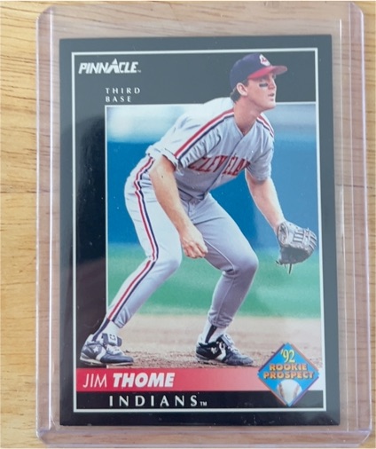 1992 Pinnacle #247 Jim Thome — front
