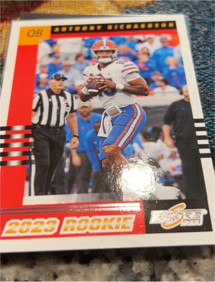 2023 Panini Score #4 Anthony Richardson Rookie — front