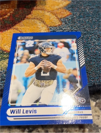 2024 Donruss #190 Will Levis — front