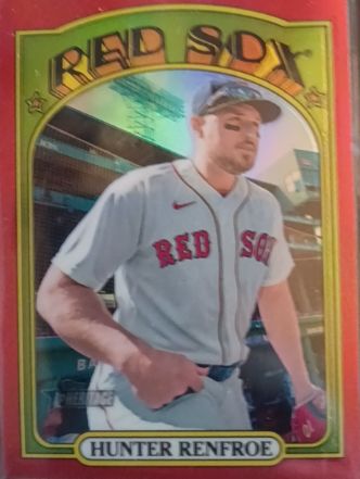 2021 Topps Heritage #578 Hunter Renfroe — front