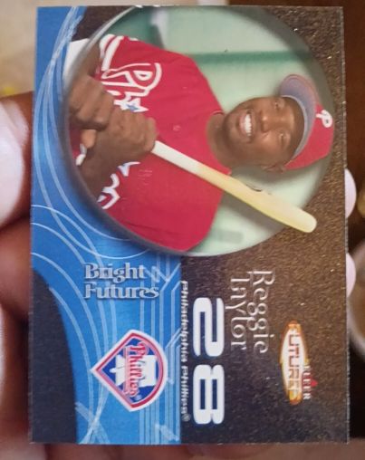 2001 Fleer Futures #218 Reggie Taylor — front
