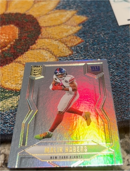 2025 Panini Elite Malik Nabers — front