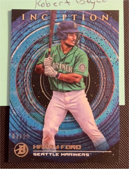 2022 Bowman Inception #41 Harry Ford — front