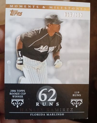 2007 Topps Moments & Milestones #71 Hanley Ramirez — front