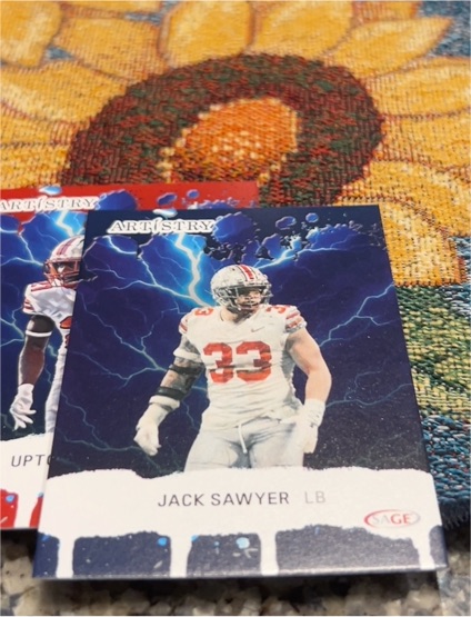 2025 Sage Artistry Jack Sawyer LB — front
